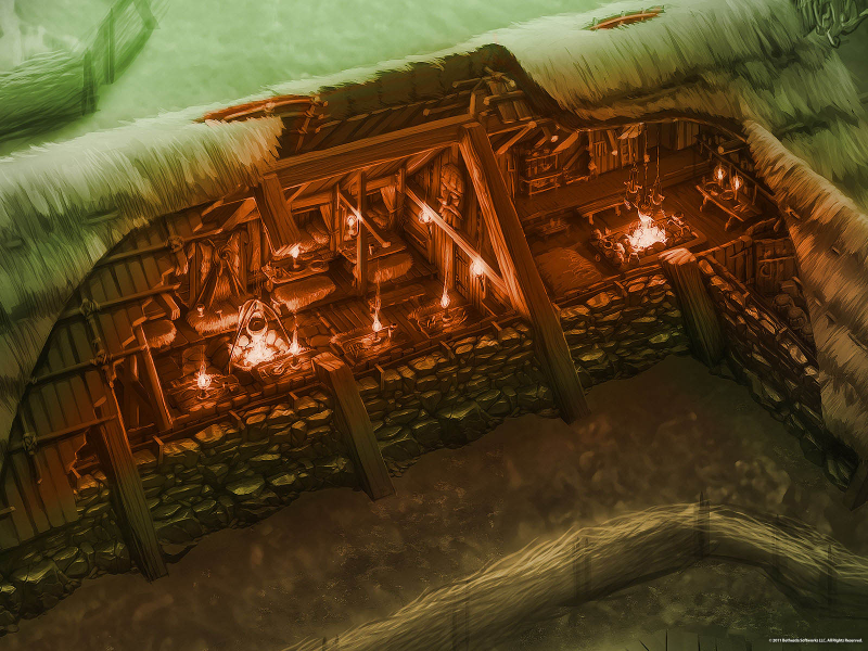 Illustration for article titled This Skyrim Concept Art Isn't Afraid to Fight Dragons
